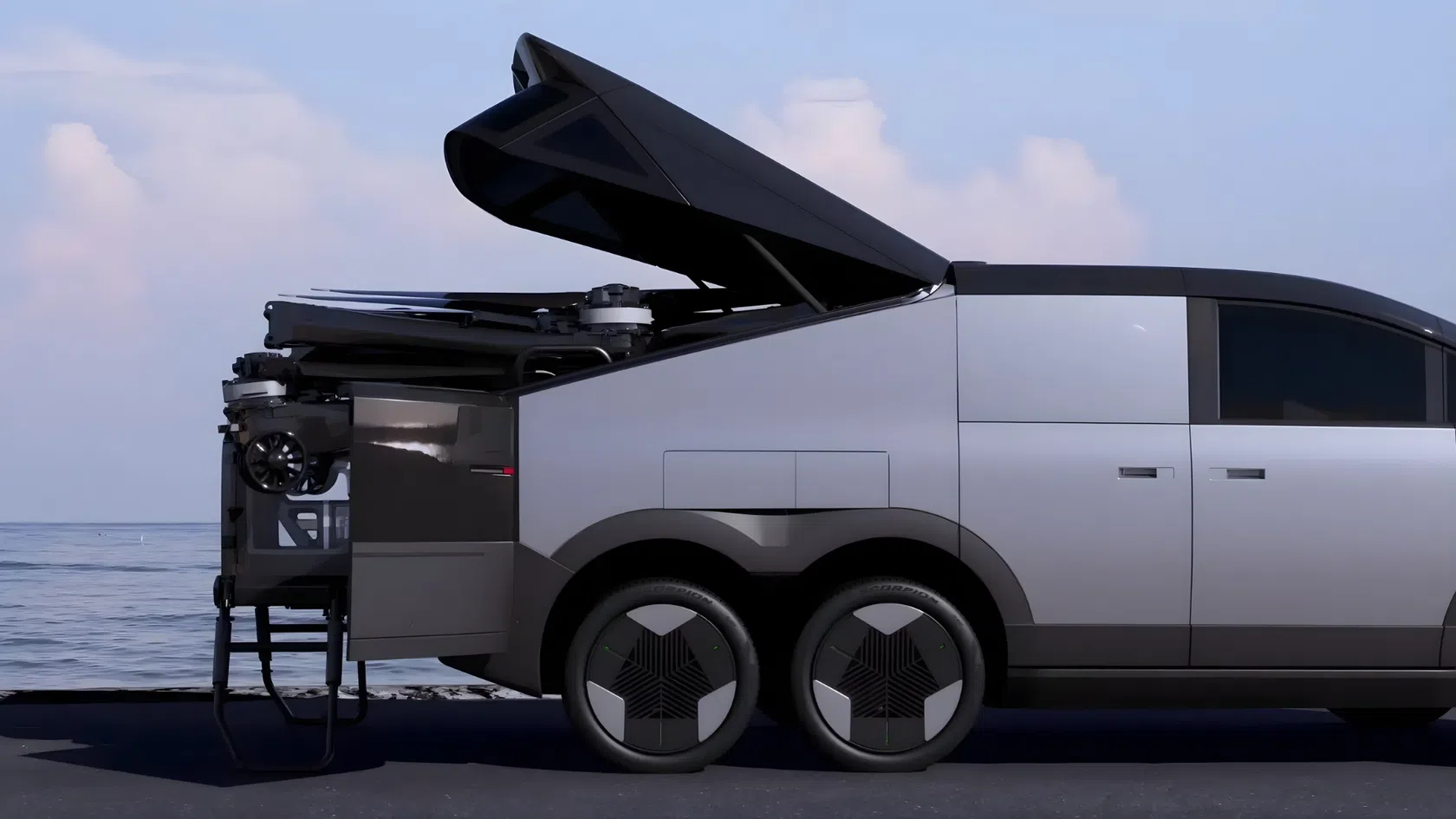 Mala do carro voador xpeng